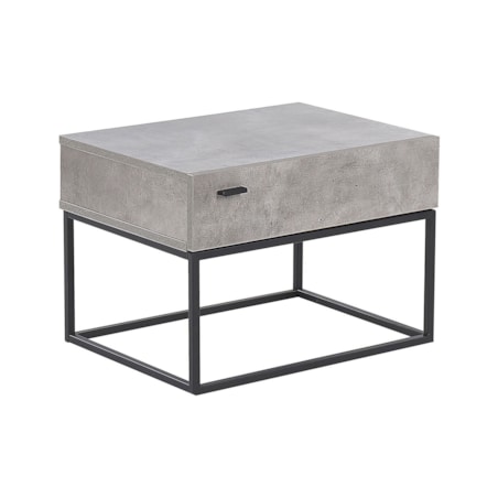 Szafka nocna 1 szuflada Jasnoszary CAIRO