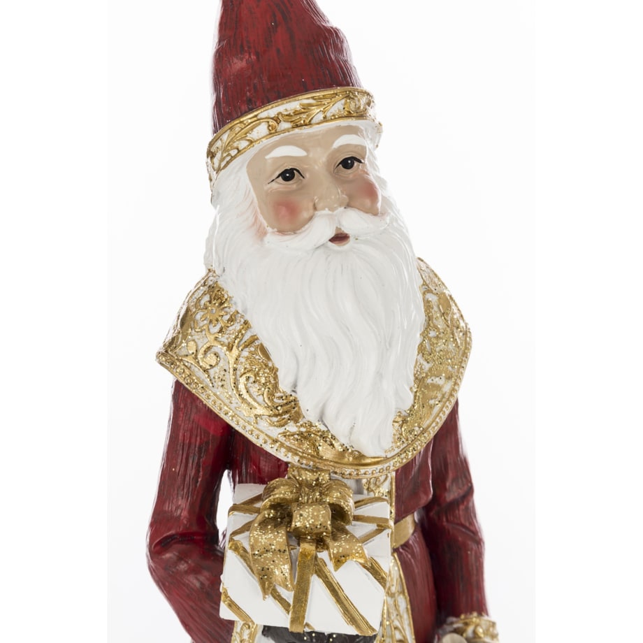 Figurka - Mikołaj z prezentami 35x12 cm