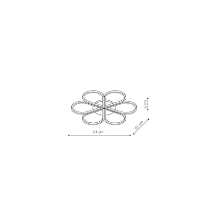 Plafon Light Prestige Velva biały LED CCT 3000K/4000K/6000K (regulowana) 1 szt.