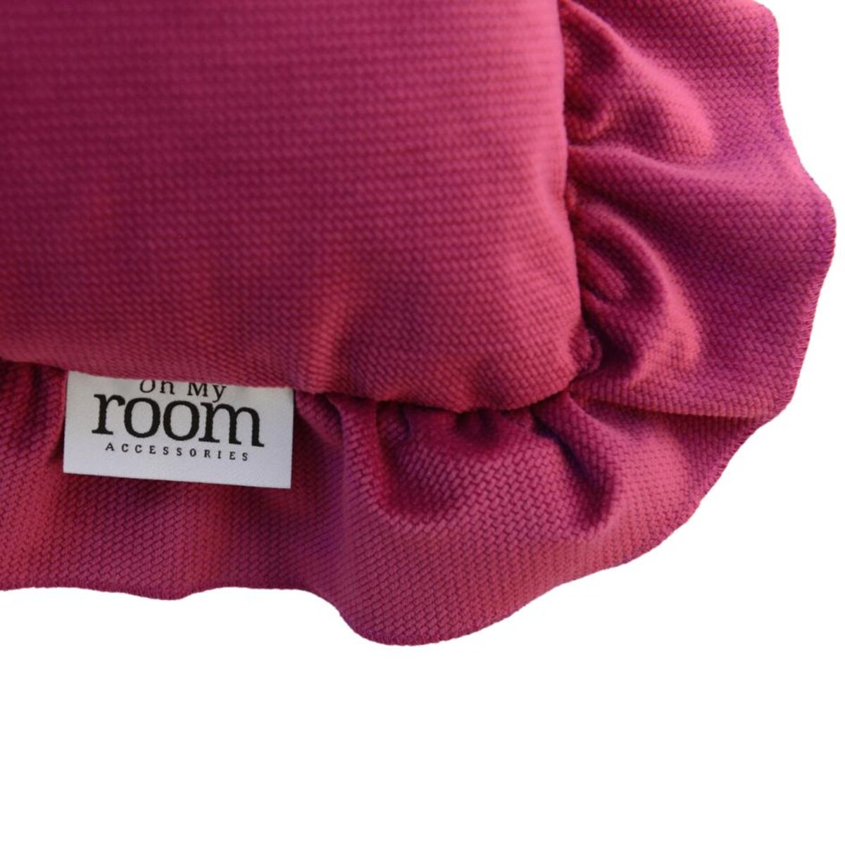 Poszewka Na Poduszkę Z Falbanką 40X40 Burgund