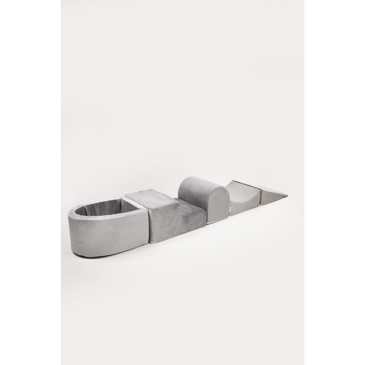 Piankowy plac zabaw + mały basen - szary