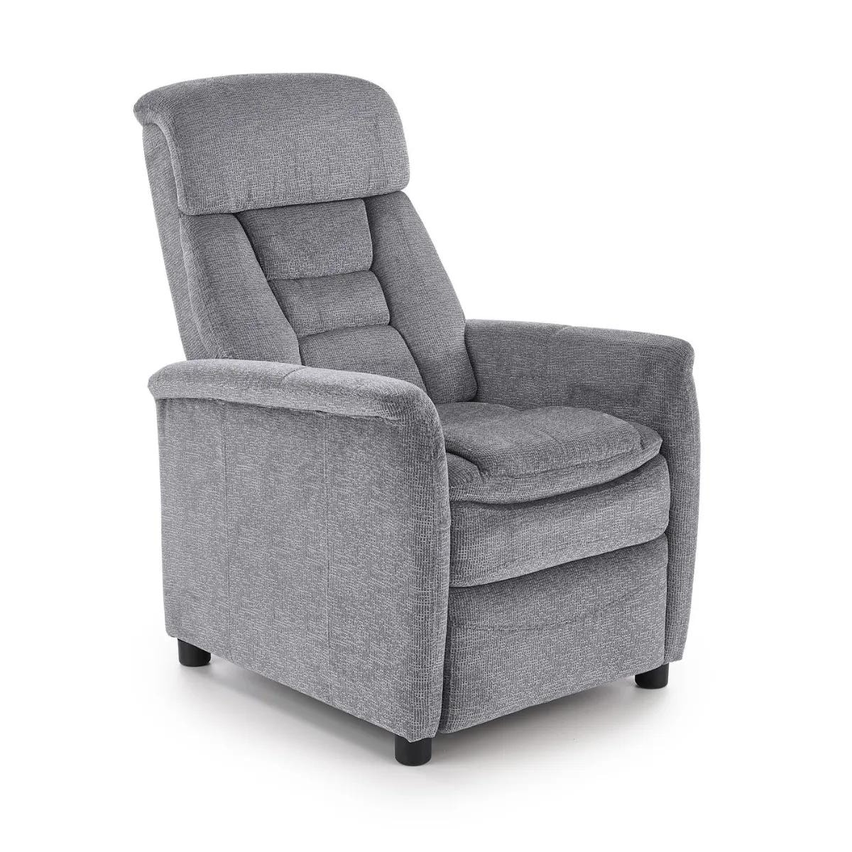 Fotel rozkładany JORDAN szary