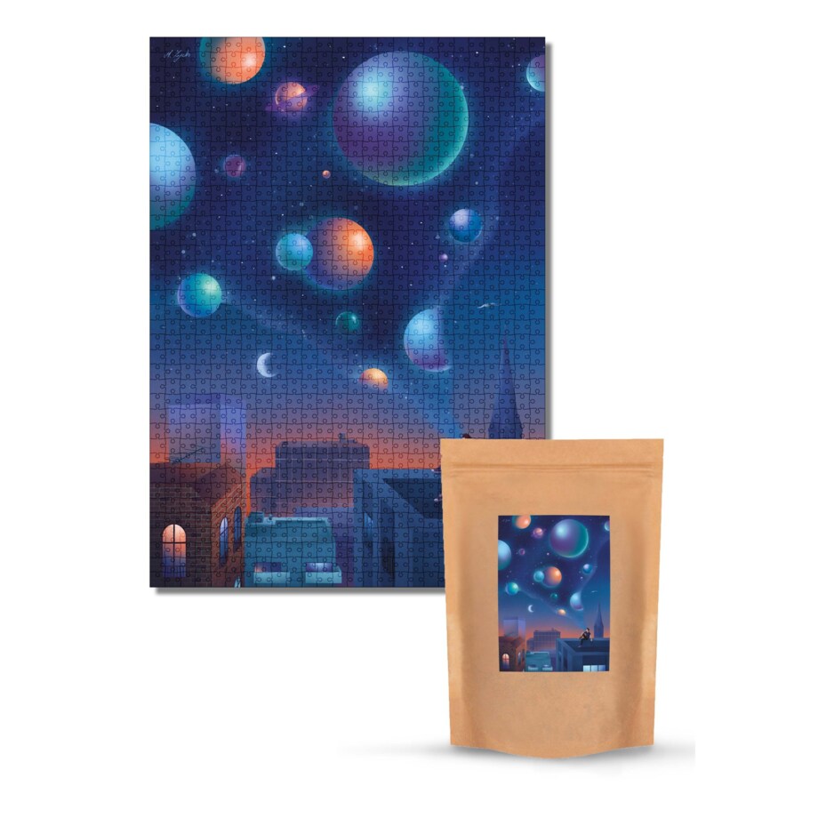 Muno Puzzle "Cosmic Boy" by Małgorzata Zych Puzzle 1000 el. w eco woreczku