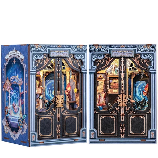 Miniaturowy domek mini Book Nook - Podróż w czasie - CuteBee