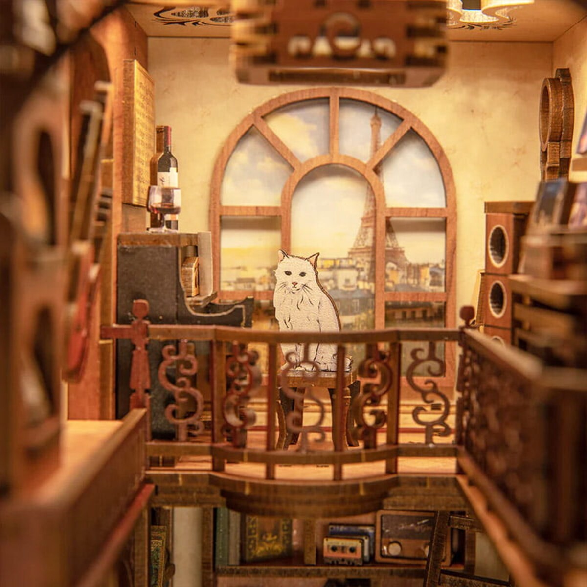 Miniaturowy domek Book Nook - Sekretny gabinet - CuteBee