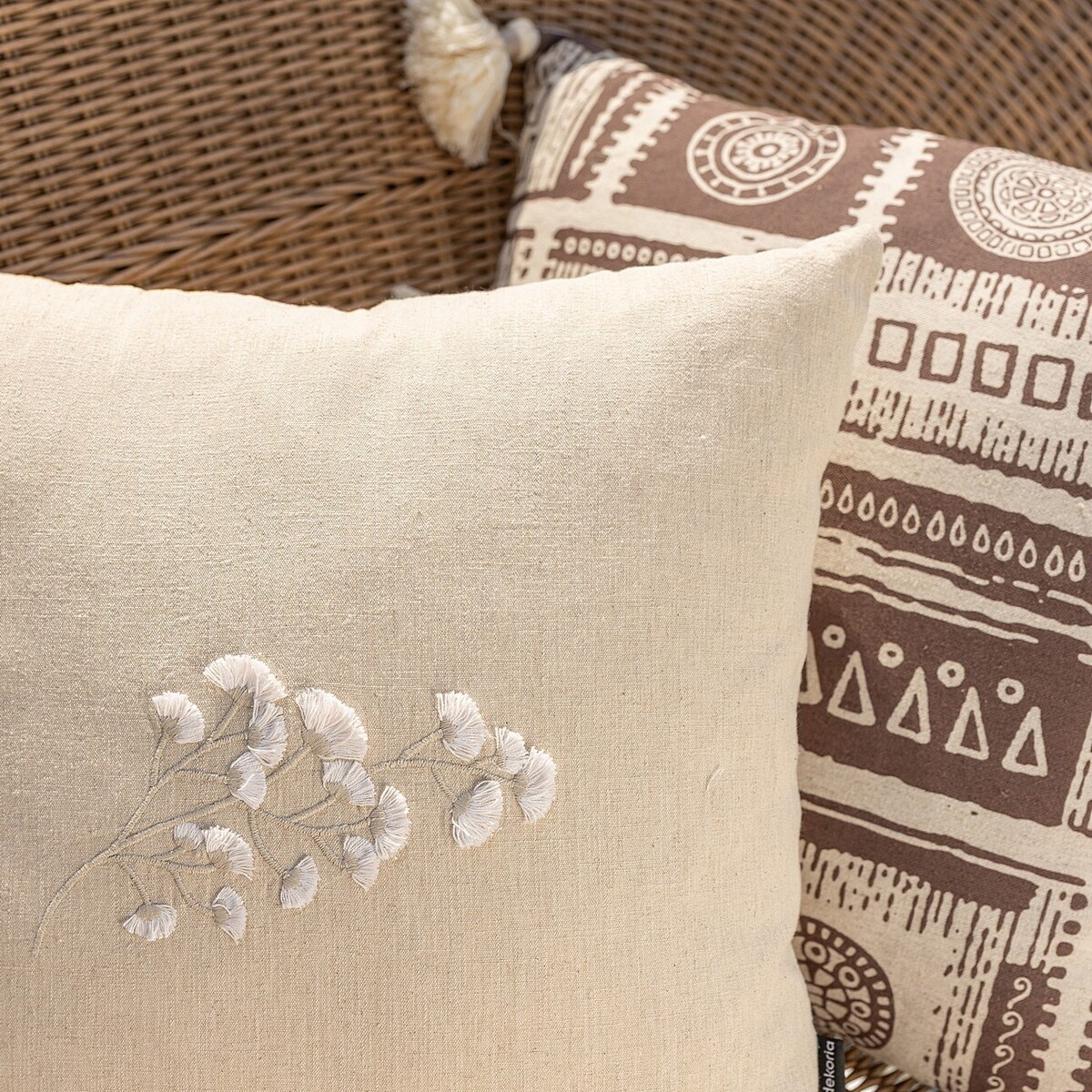 Poszewka na poduszkę Tassel Nomad Tribal 45x45 cm, 45x45