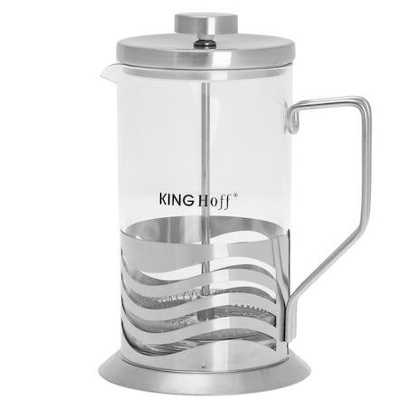 Zaparzacz tłokowy do kawy herbaty french press 600ml KINGHOFF
