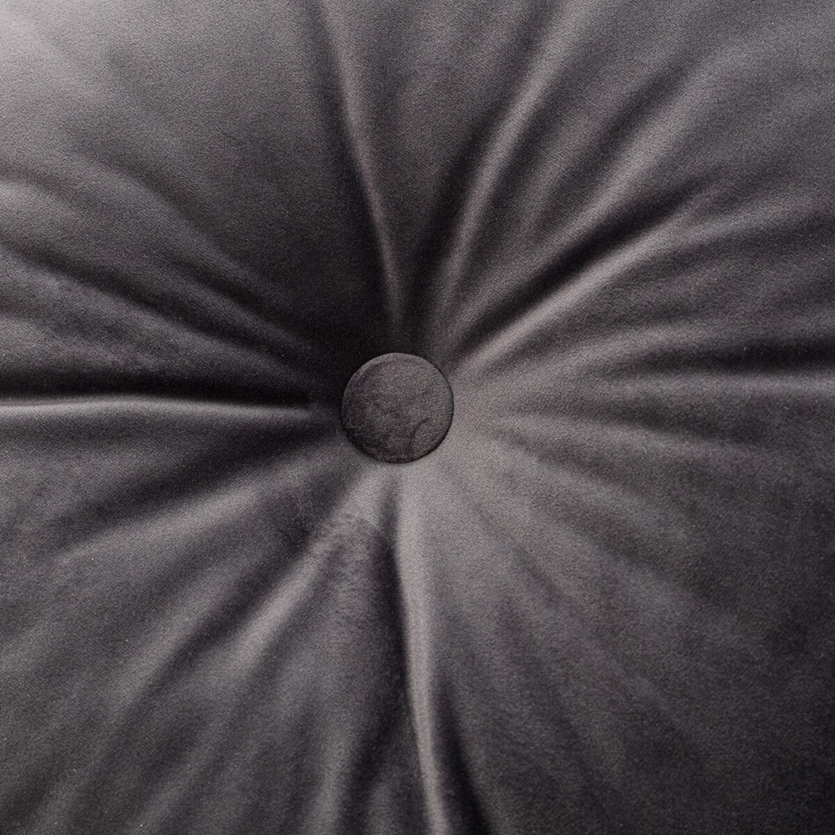 Poduszka Candy Dot, grafitowy szary, 37 cm, Posh Velvet