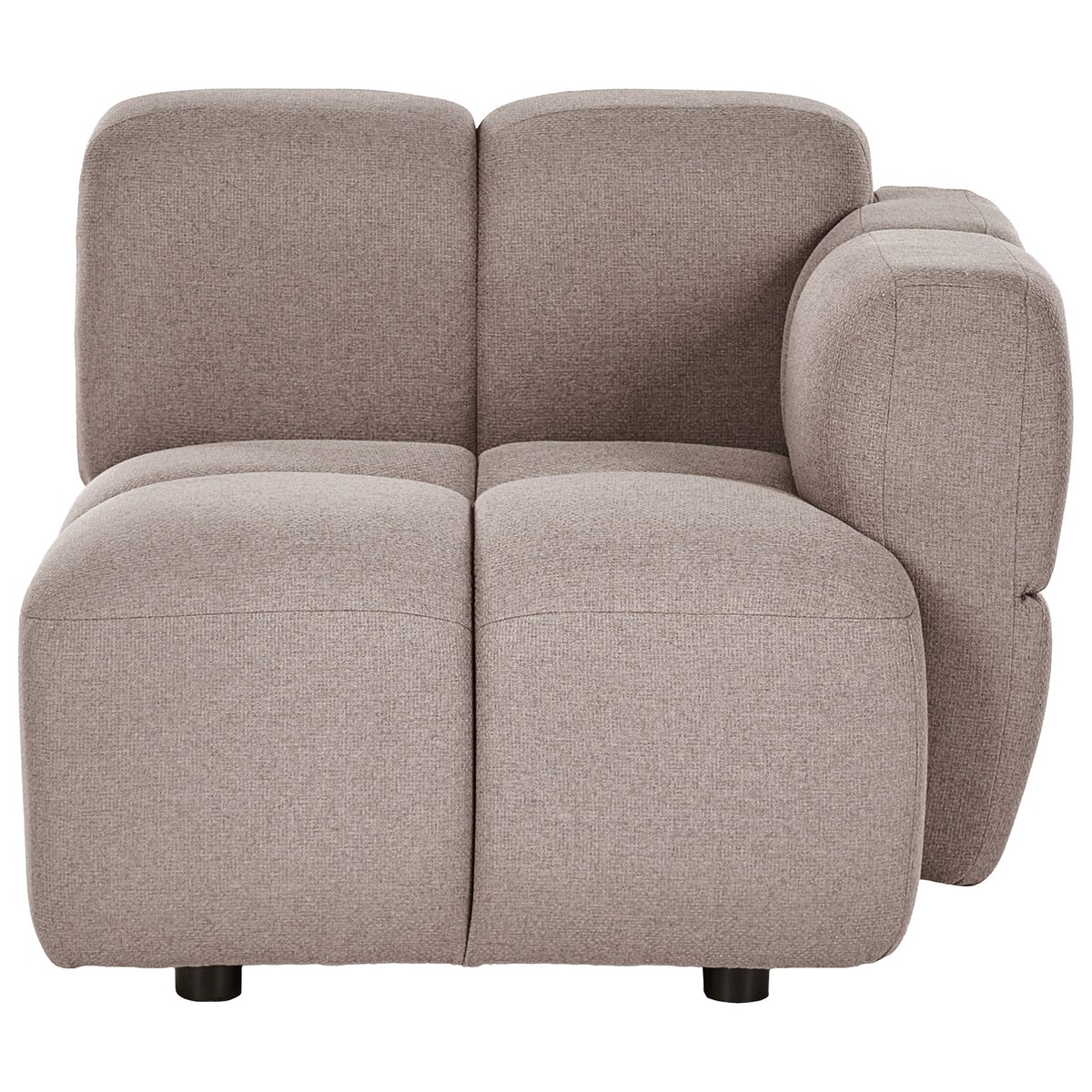 Sofa modułowa dla 2 osób MAKSABERG Beżowoszary