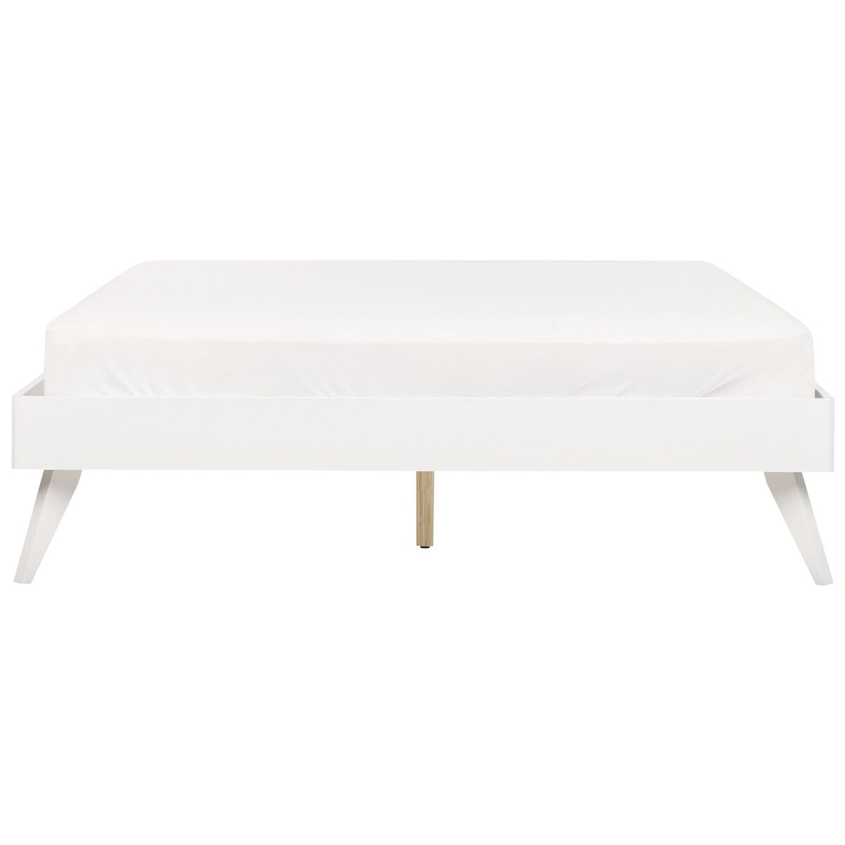 Łóżko 160 x 200 cm białe BERRIC