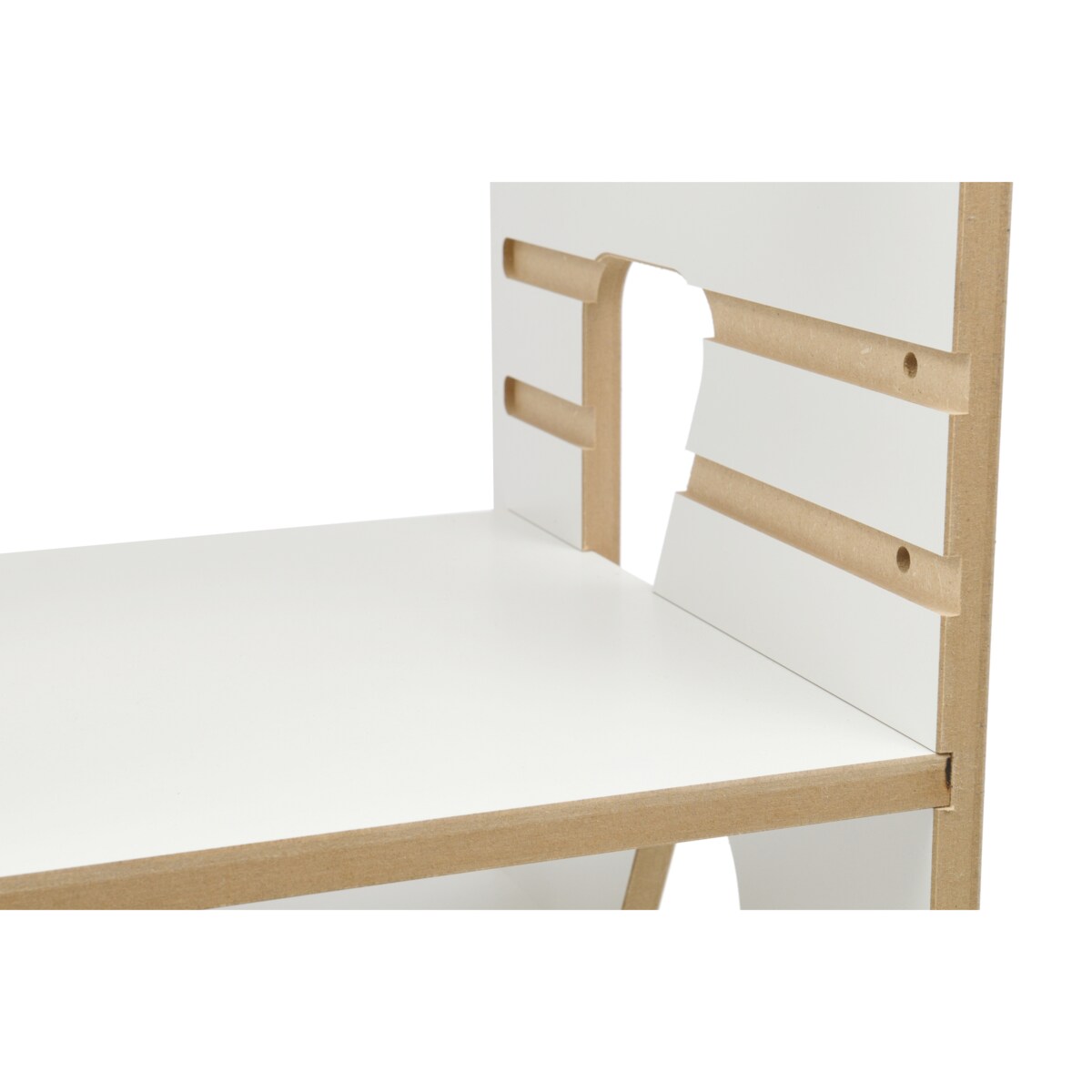 Pomocnik kuchenny dla dzieci biały helper regulowany MDF drewno Verk.design