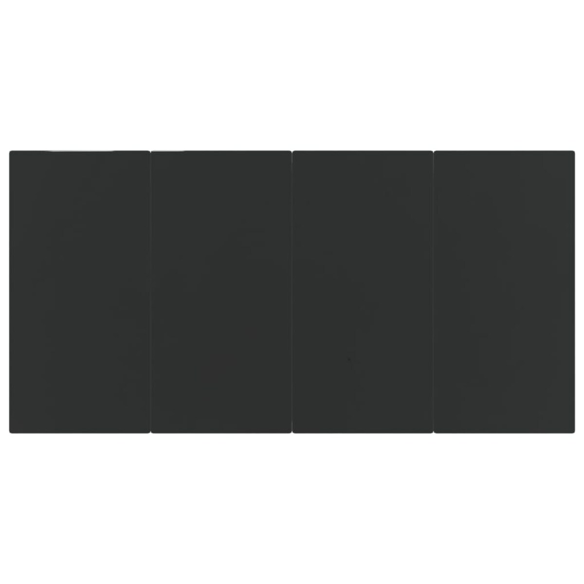 vidaXL 7-częściowy zestaw mebli ogrodowych z poduszkami, czarny