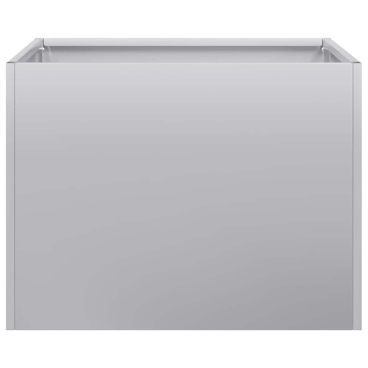 vidaXL Doniczka 40x40x30 cm Stal ocynkowana