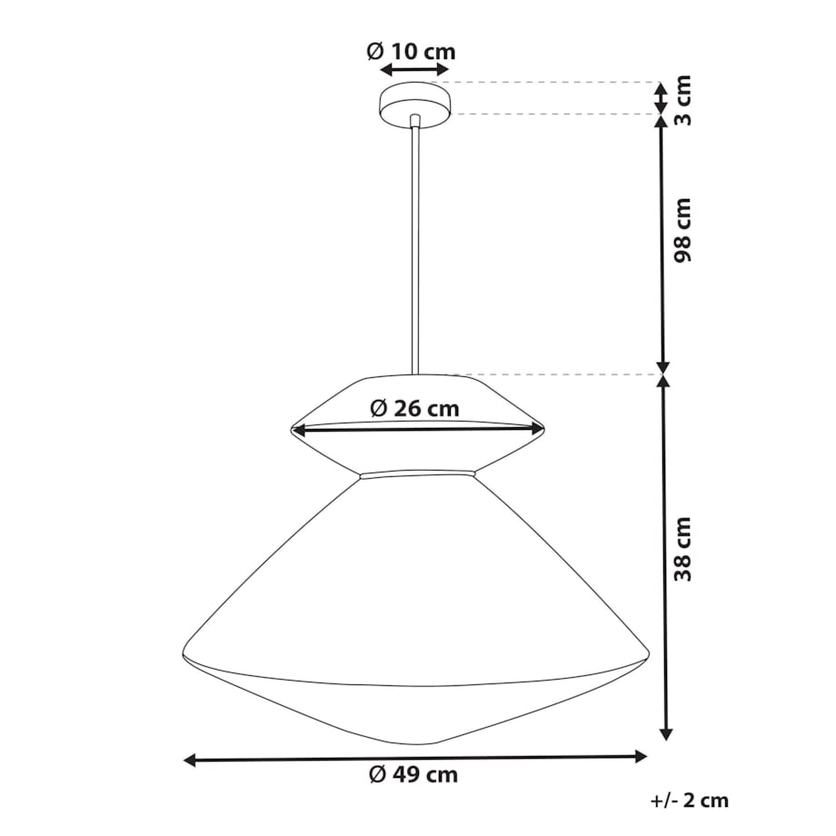 Lampa wisząca ze słomy naturalna KEDAYAN
