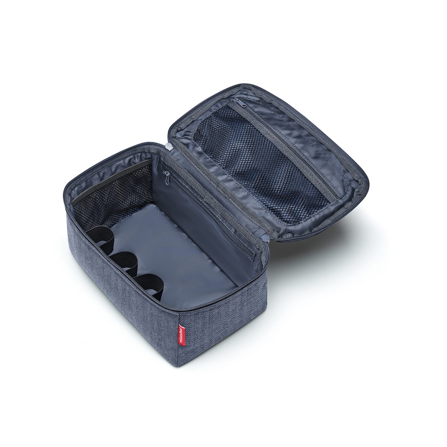 Kosmetyczka BEAUTYCASE, herringbone dark blue