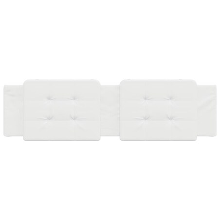 vidaXL Poduszka na wezgłowie, Zadar, biała, 180 cm, sztuczna skóra