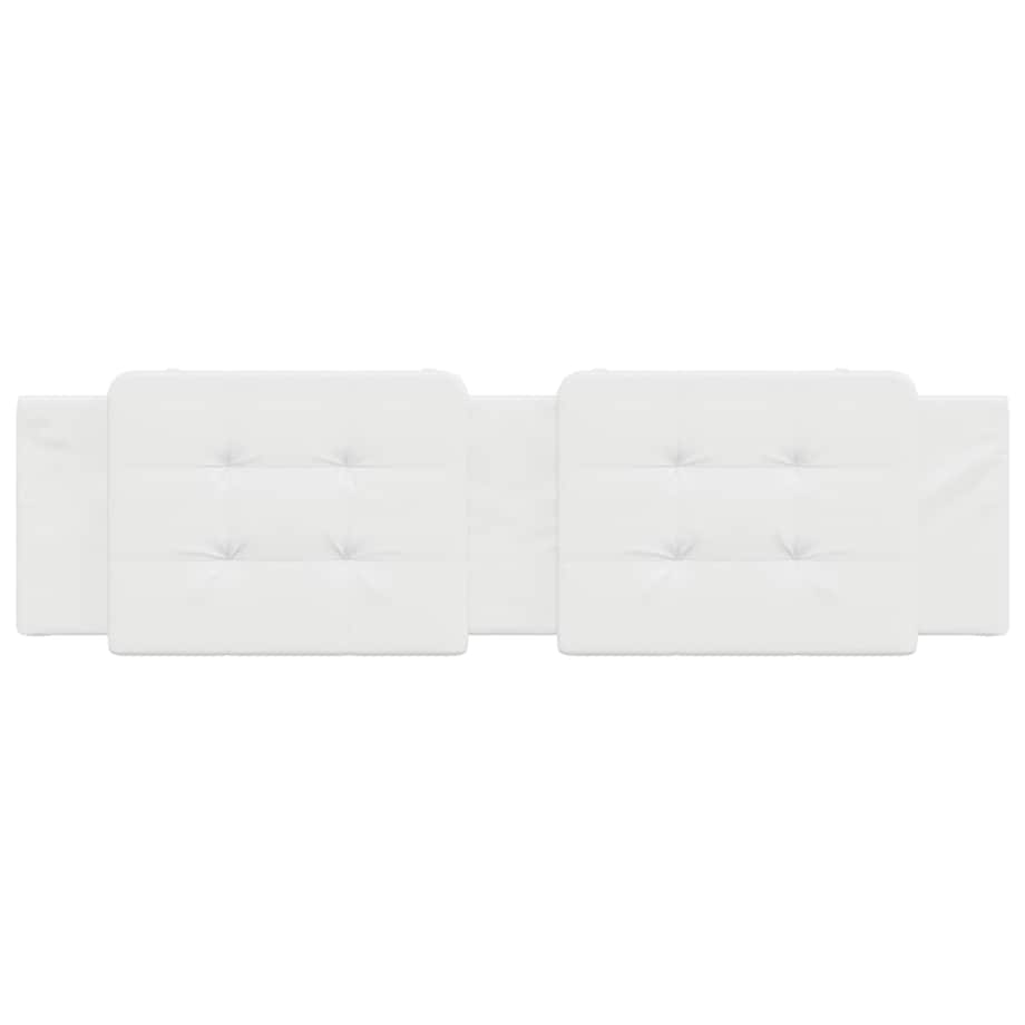 vidaXL Poduszka na wezgłowie, Zadar, biała, 180 cm, sztuczna skóra