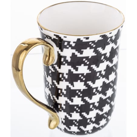 Kubek porcelanowy 450 ml PEPITKA 12,5x8,5x12,5 cm