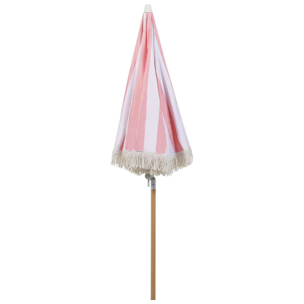 Parasol ogrodowy ⌀ 150 cm różowy z białym MONDELLO