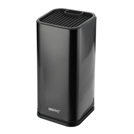 Stojak blok na noże do noży czarny KINGHOFF