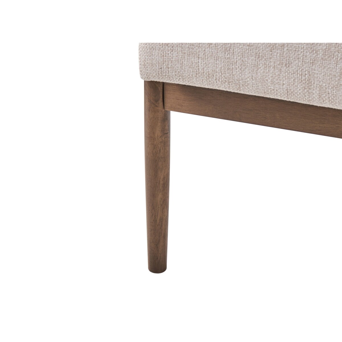 Sofa dla 2 osób ESRUM Ciemny brąz/ beżowy