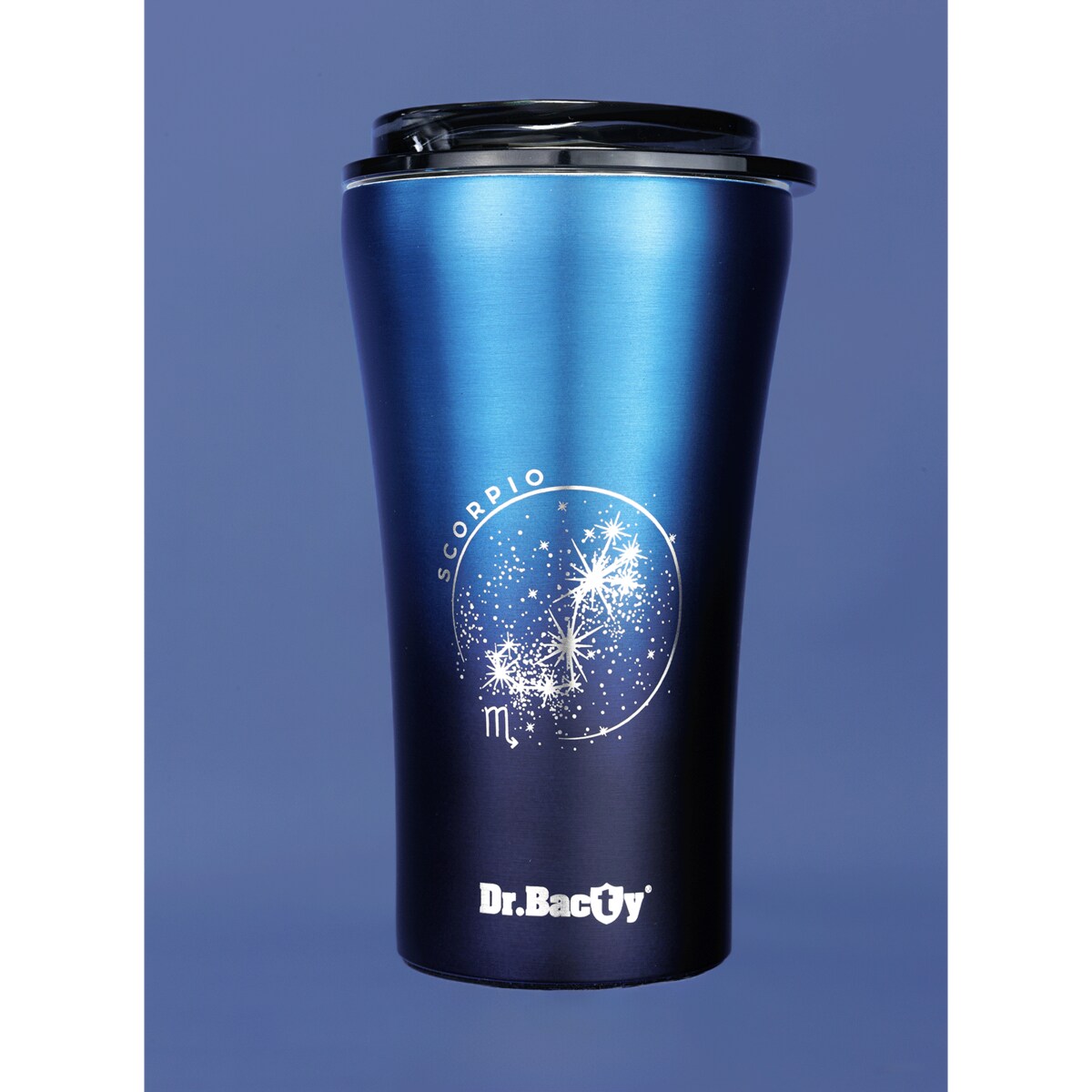 Kubek termiczny na kawę Dr.Bacty Apollo 2.0 - "Skorpion" - 360 ml - Monaco Blue