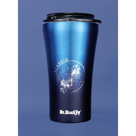 Kubek termiczny na kawę Dr.Bacty Apollo 2.0 - "Skorpion" - 360 ml - Monaco Blue