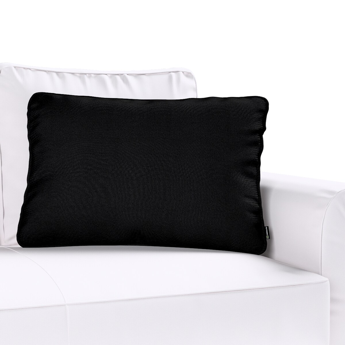Poszewka Gabi na poduszkę prostokątna 60x40 czarny