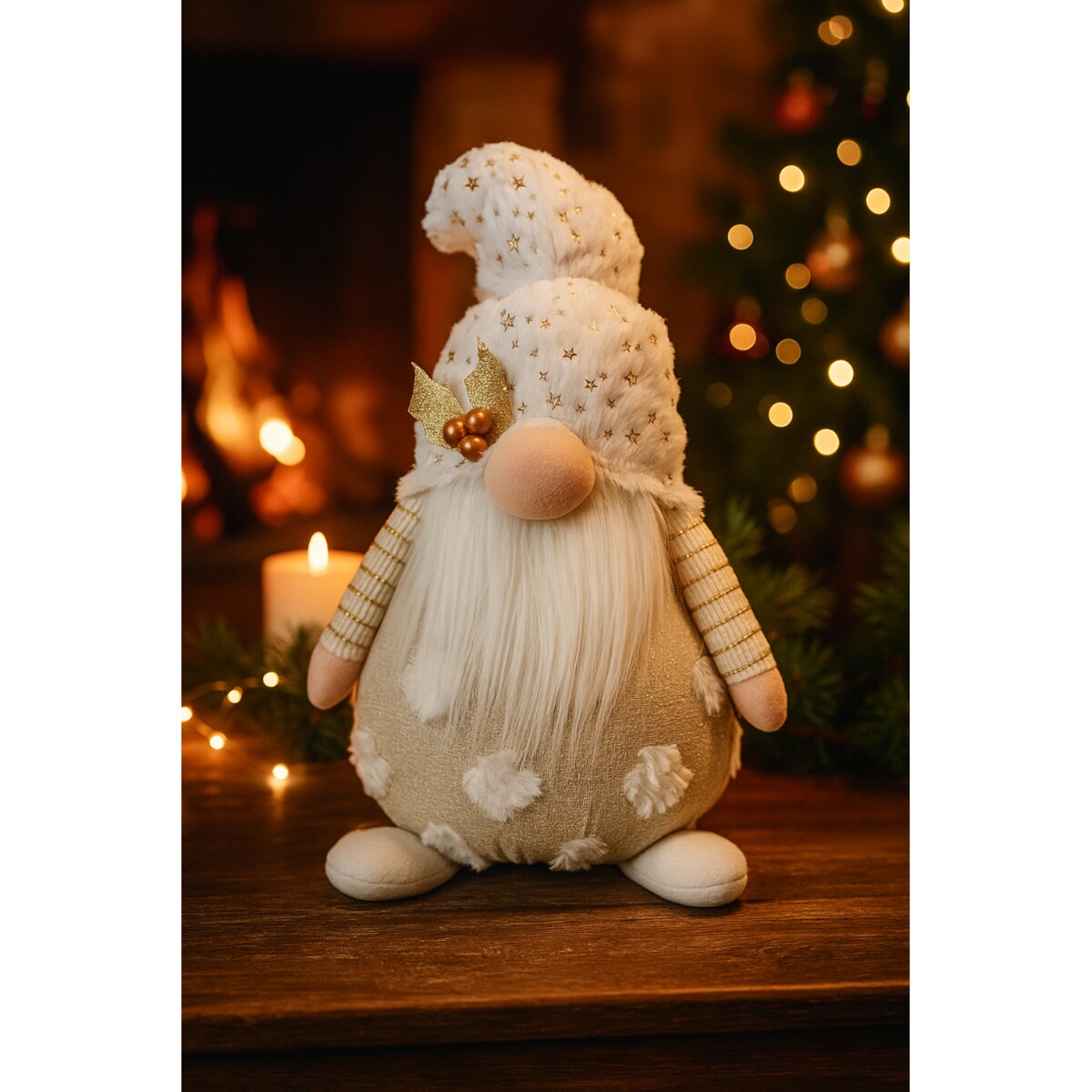 Skrzat świąteczny ozdoba świecąca na święta