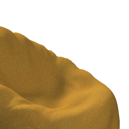 Worek do siedzenia, żółty melanż, Ø50 x 85 cm, Madrid
