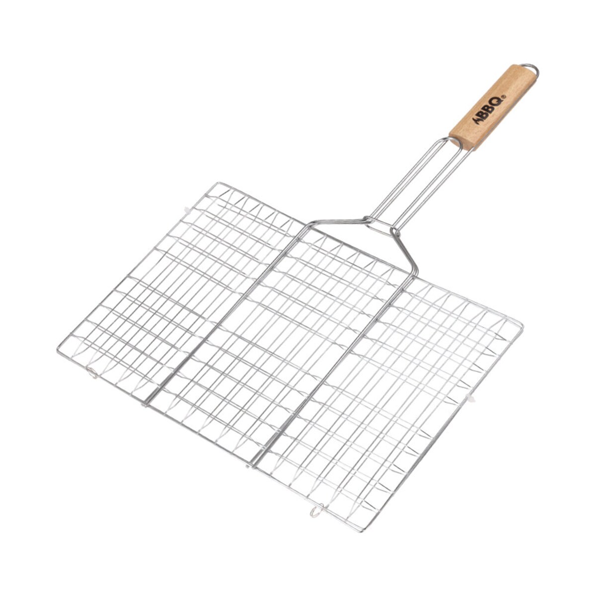 Kratka do grilla z drewnianą rączką