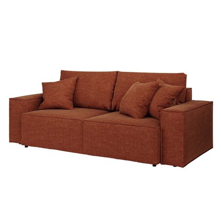 Melow 3-osobowa rozkładana sofa - pomarańczowa