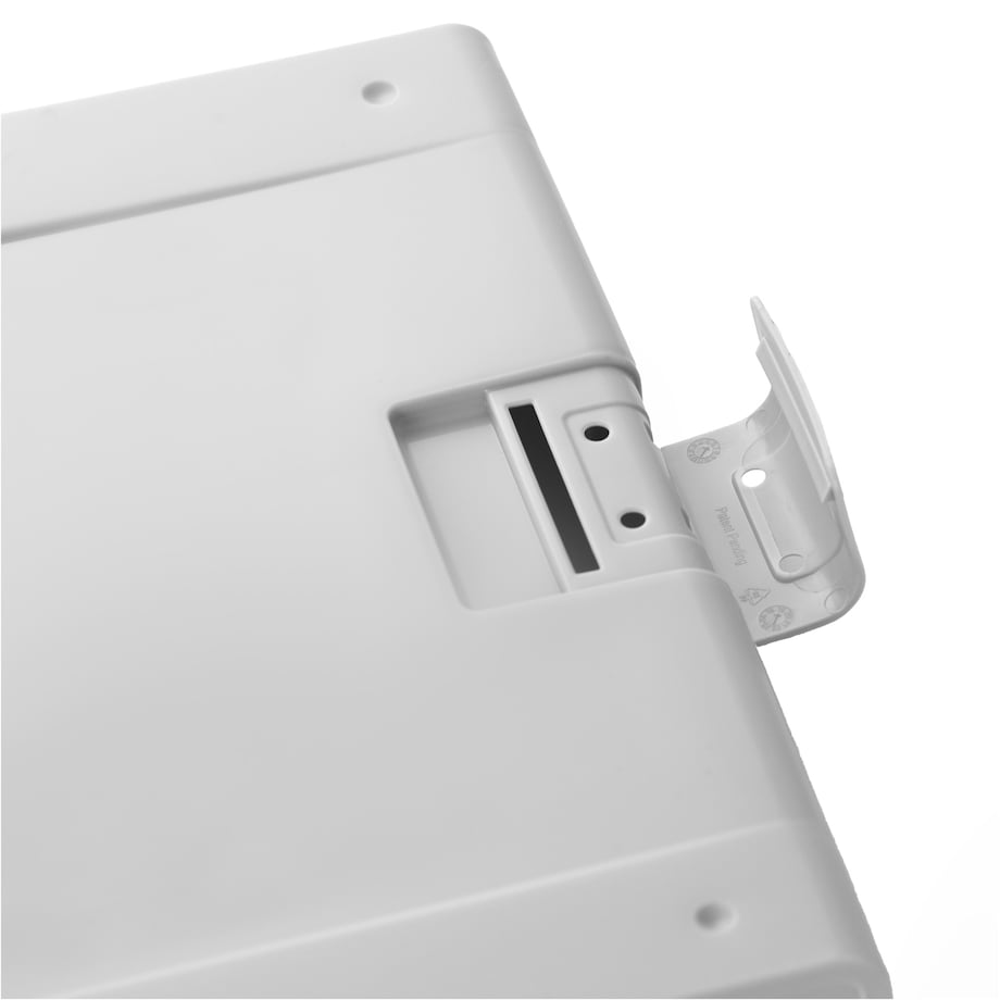 Segregator A4 Na Dokumenty Stojący 5 Cm Wąski Plastikowy Nowoczesny Jasnoszary