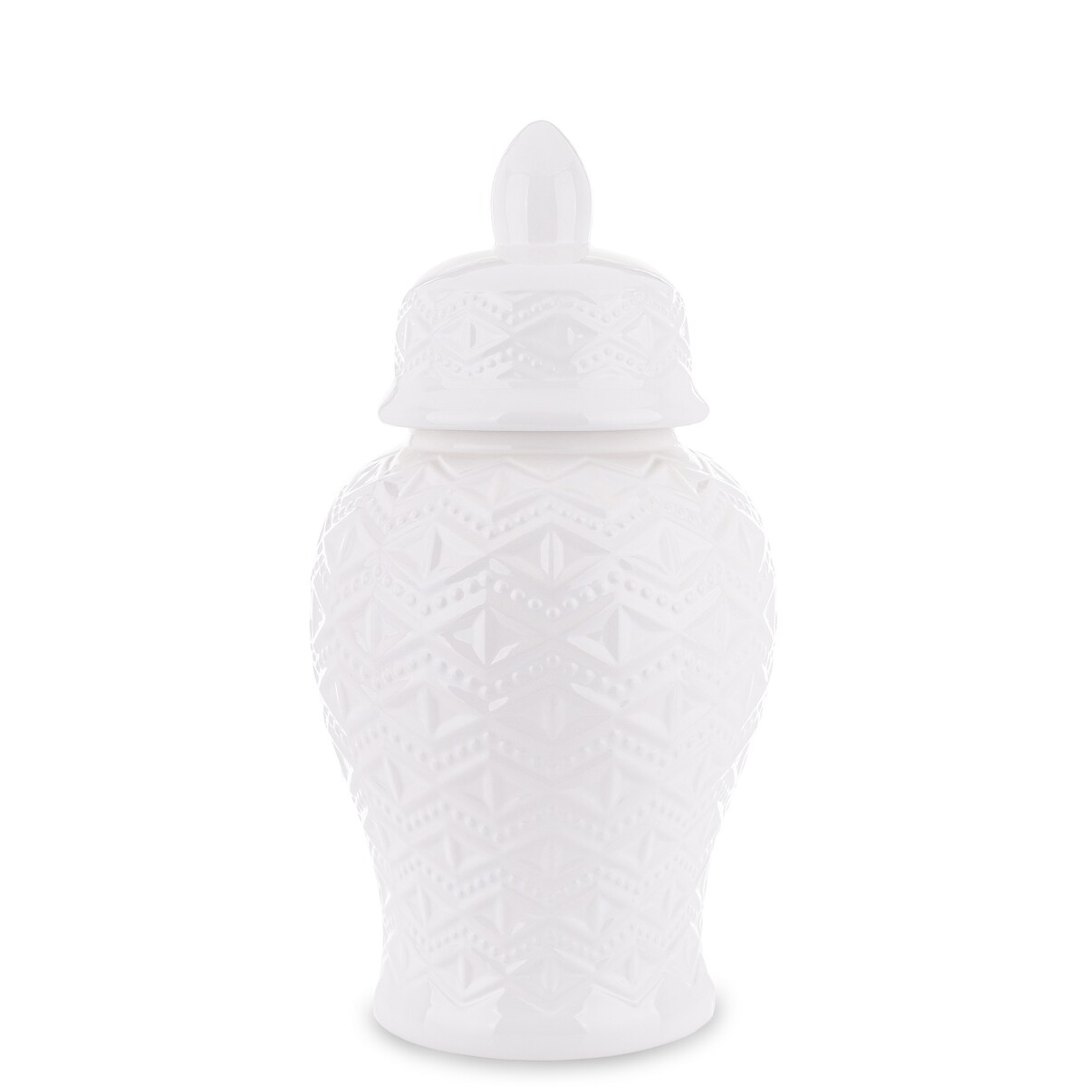 Amfora pojemnik ceramiczny White 47 cm