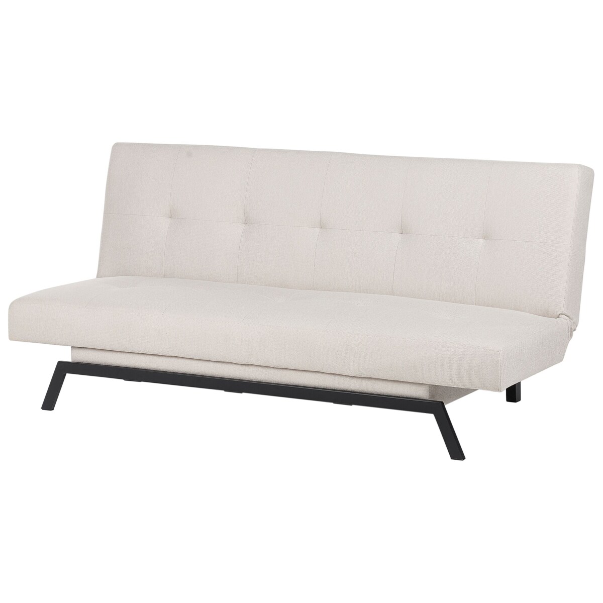 Sofa rozkładana biała LEEDS