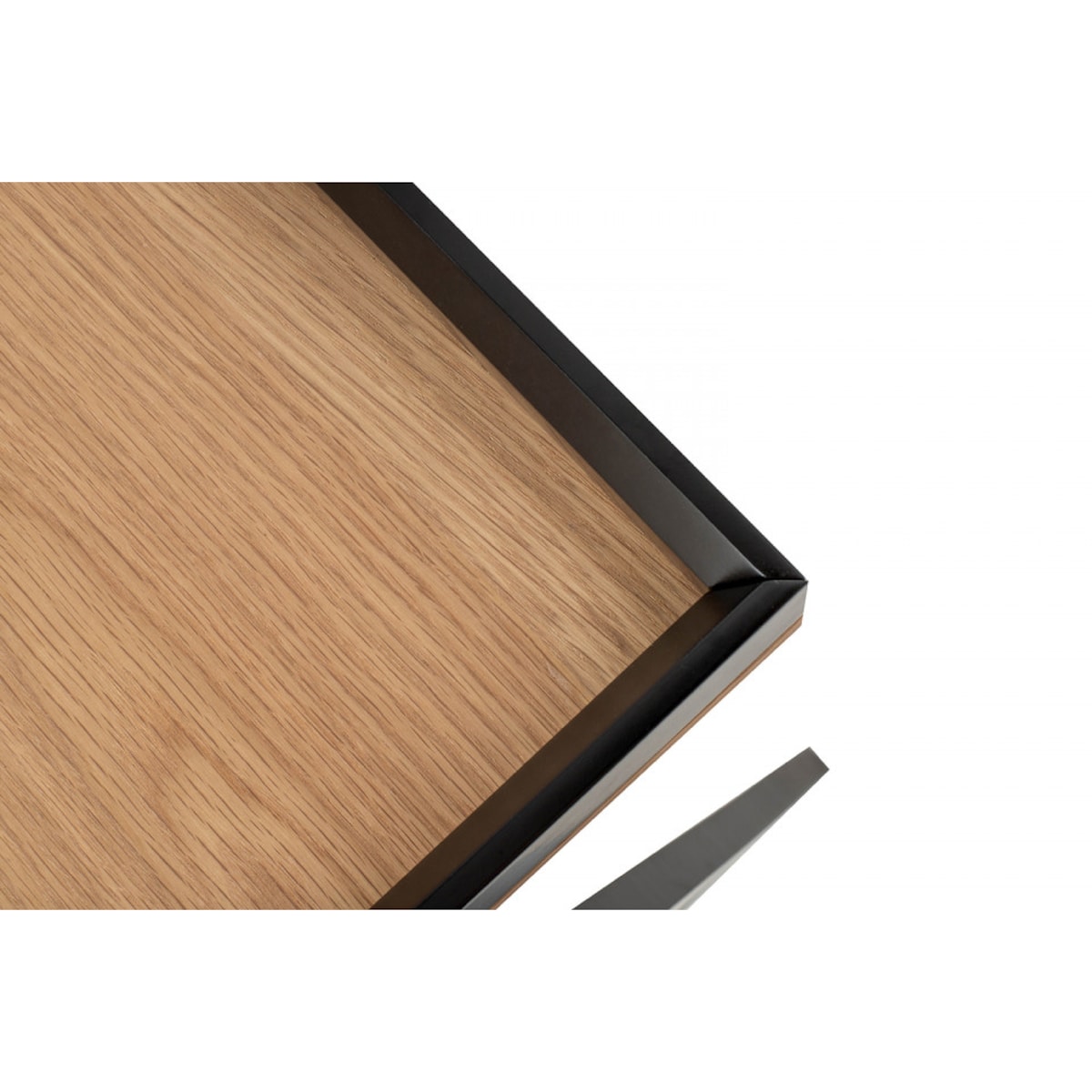 Drewniane biurko Compas KH010100933 King Home czarne