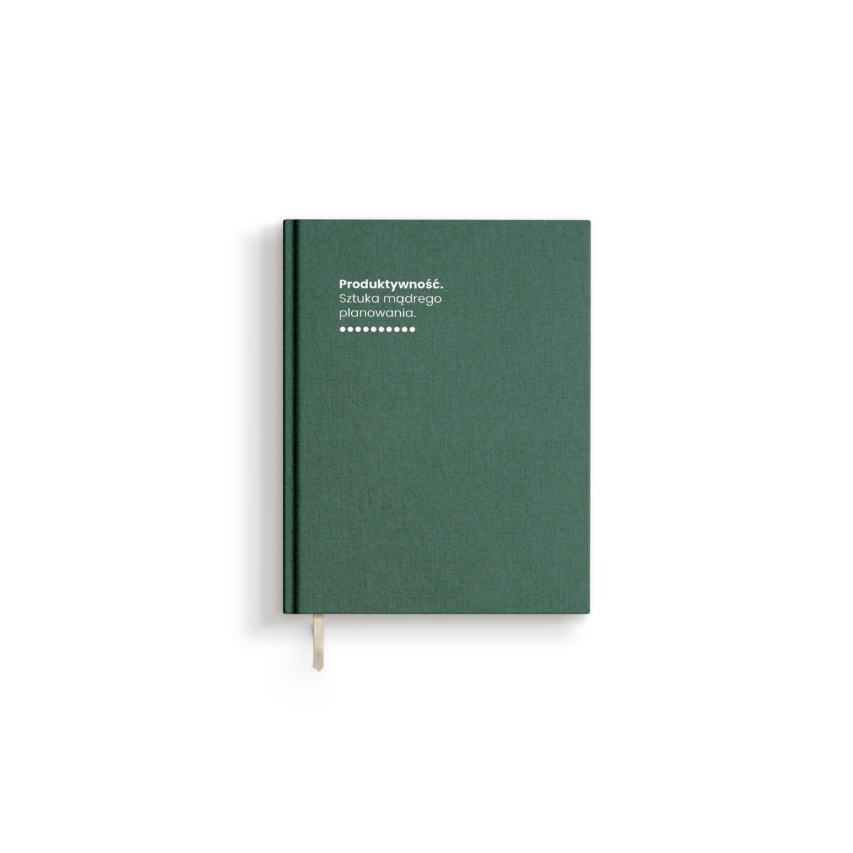 Planner produktywności – dzienny – BOTTLE GREEN