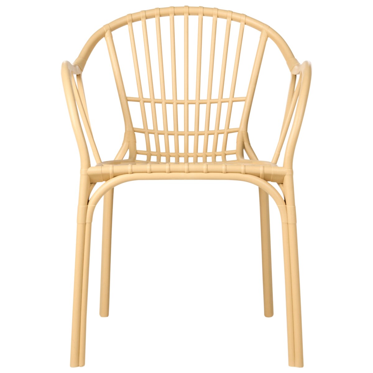 Zestaw 4 krzeseł ogrodowych ANDORA Beżowy