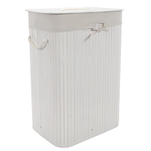 Bambusowy kosz na pranie ZORA, 72 l