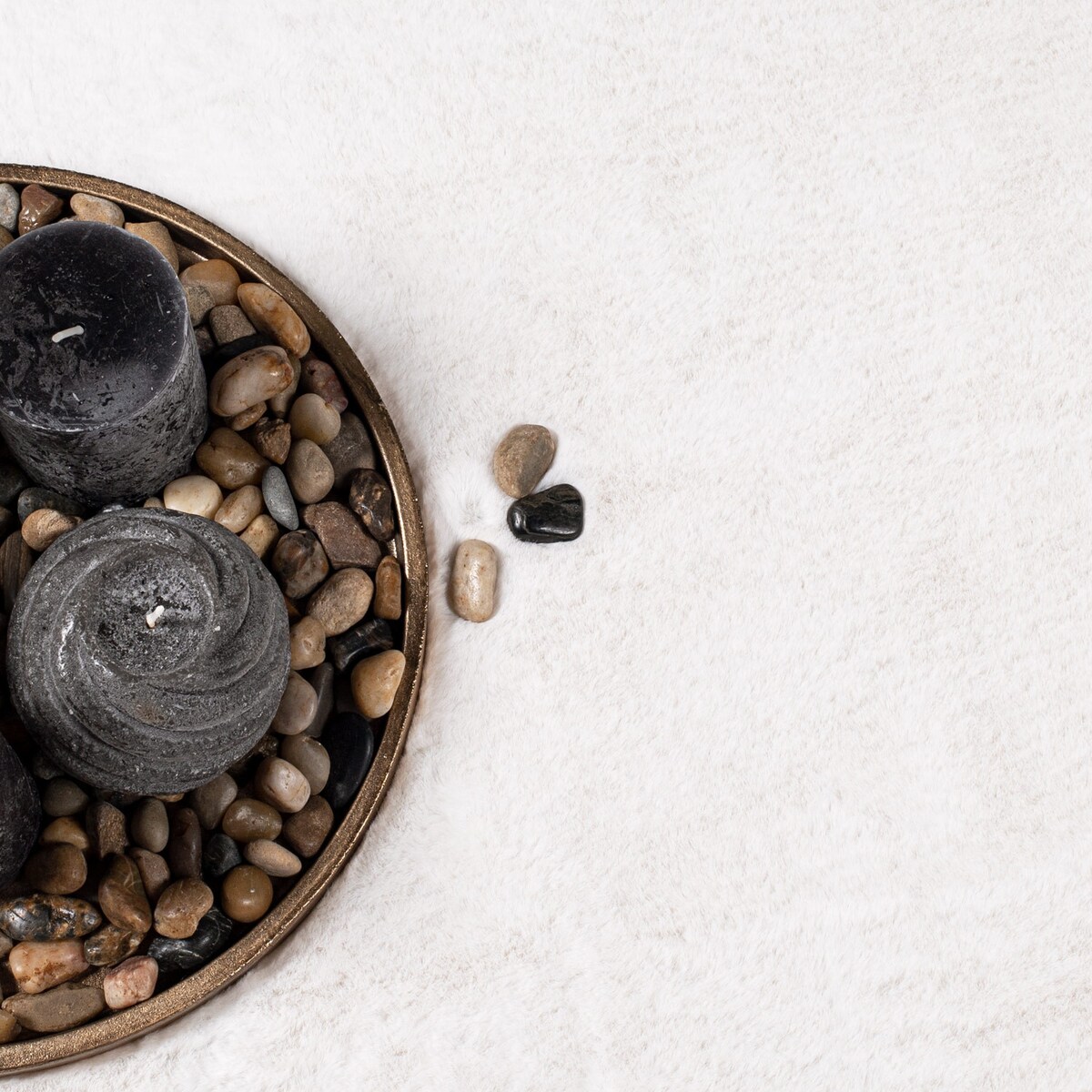 Dywan Rabbit Biały Futro Królika Topila 4000 futrzany 80x150