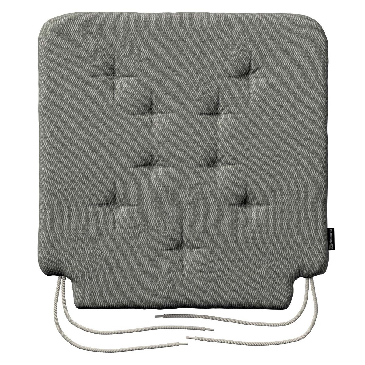 Poduszka na krzesło Olek, szary, 42 x 41 x 3,5 cm, Etna