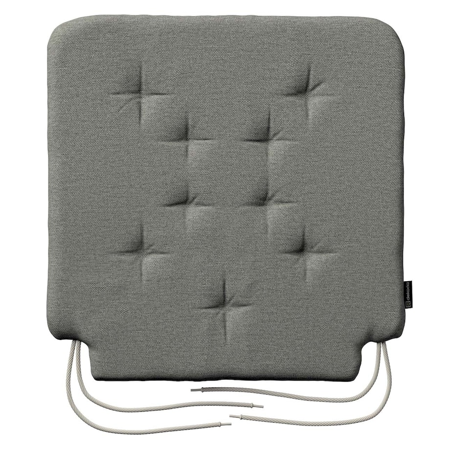 Poduszka na krzesło Olek, szary, 42 x 41 x 3,5 cm, Etna