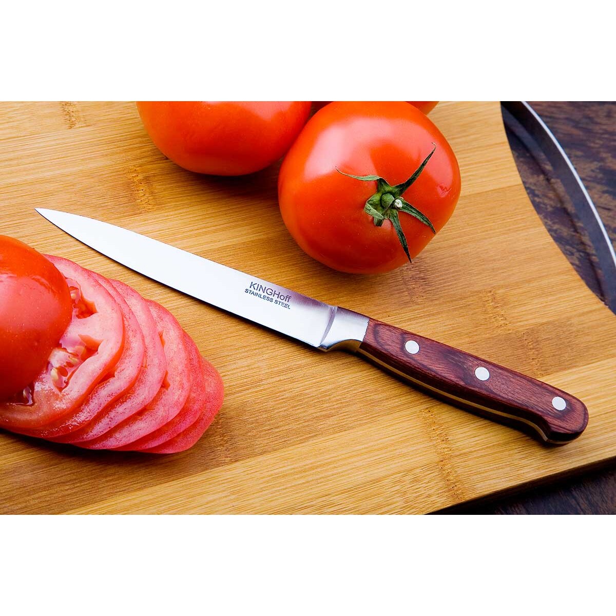 Stalowy nóż uniwersalny 12cm kuchenny pojedyńczy KINGHOFF