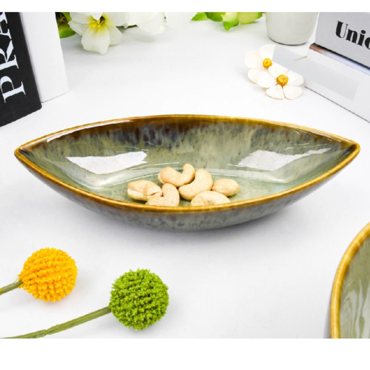 miseczka do dipów i przekąsek limon verde 19x8x4,7 podłużna