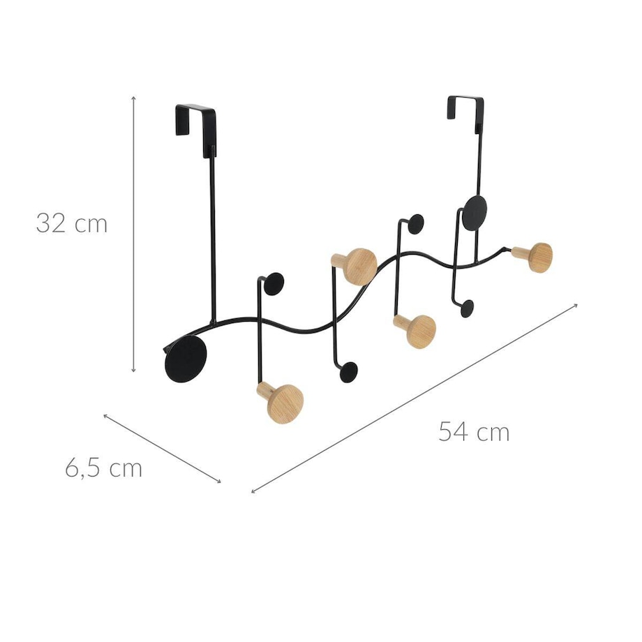 Wiszący wieszak na drzwi, 10 haczyków
