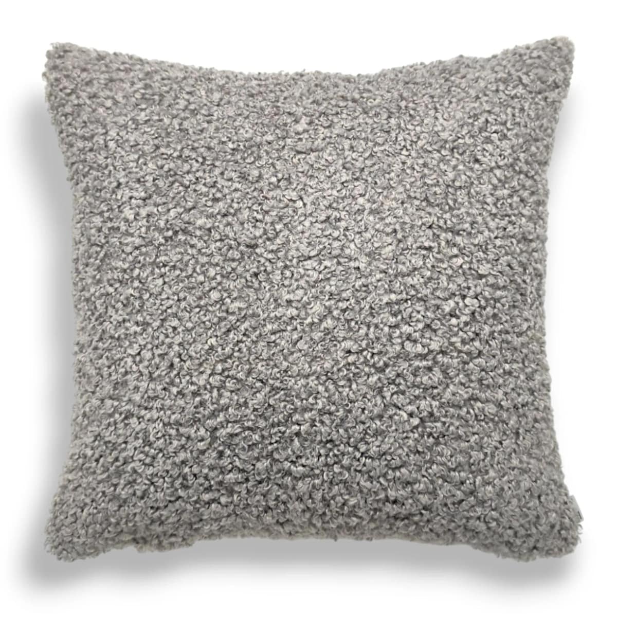 Szara poduszka dekoracyjna boucle 50x50 Betty