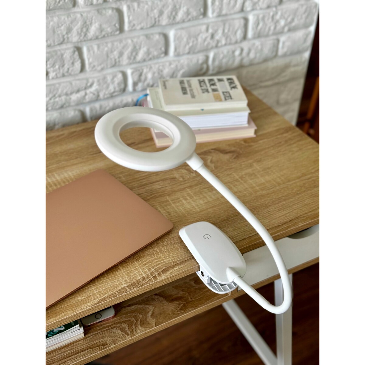 Bezprzewodowa Lampka Led Do Czytania Na Klips Nocna Biurko Pracy