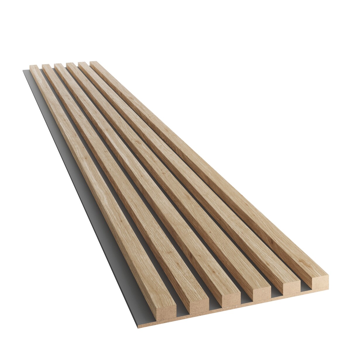 LAMELE SLIM NA PŁYCIE MDF - DĄB NATURA