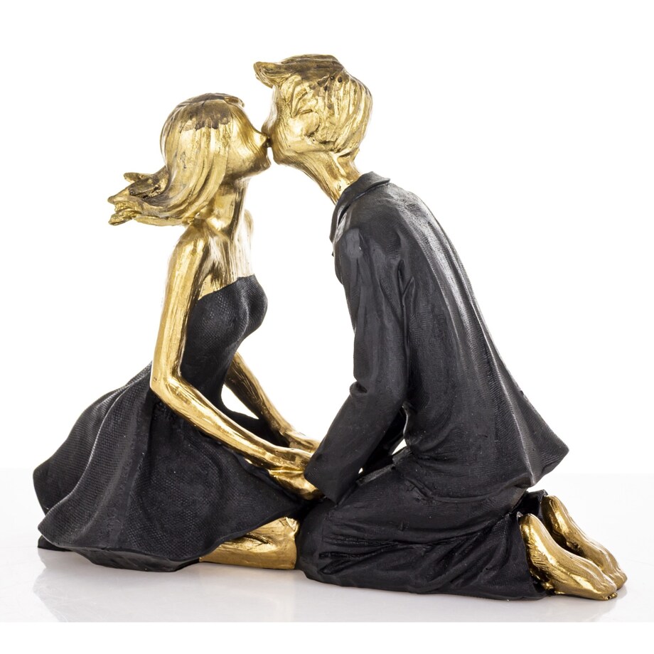 Figurki - para całujących się młodych 16x20x9 cm BACIO