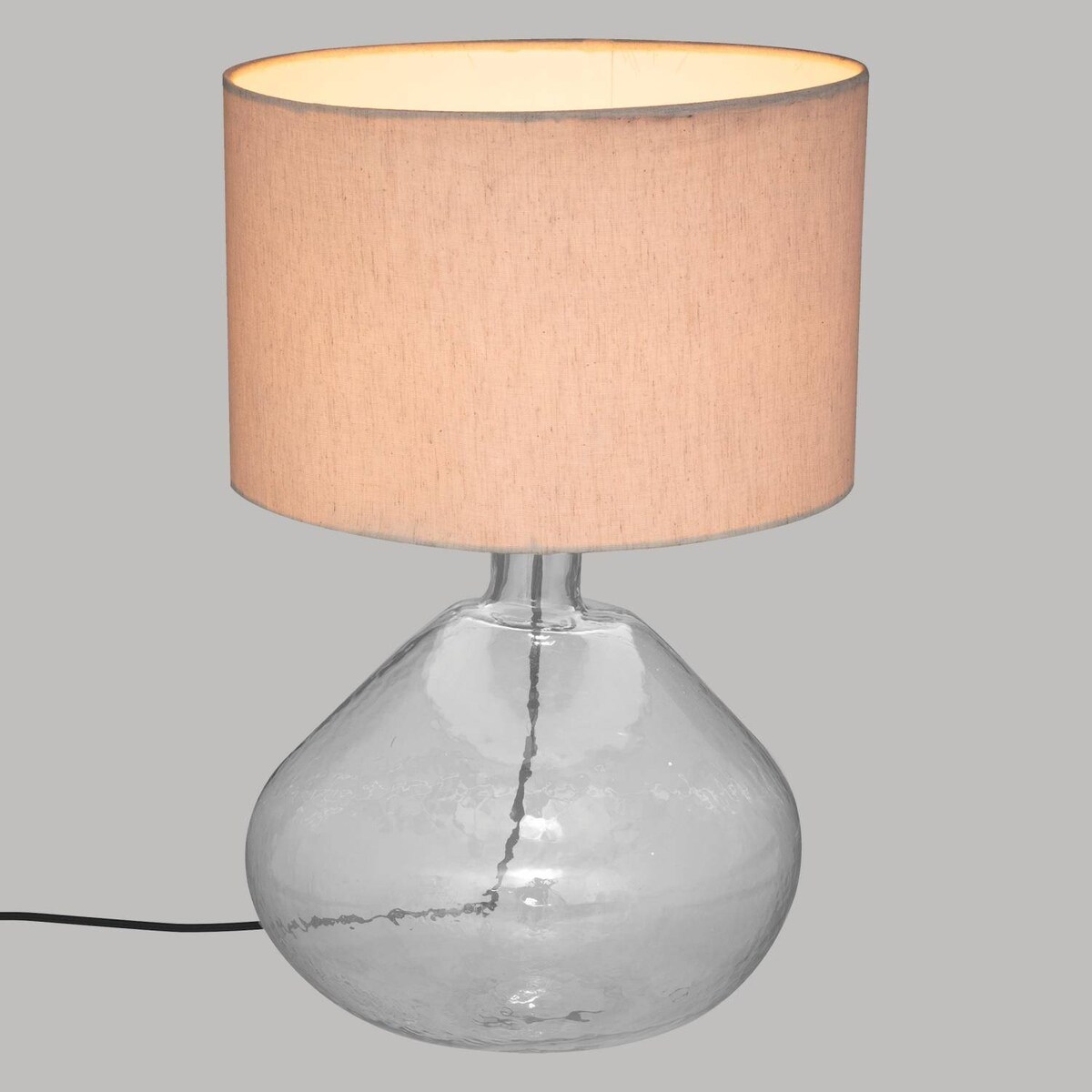 Lampa z materiałowym abażurem Melly, wys. 60 cm